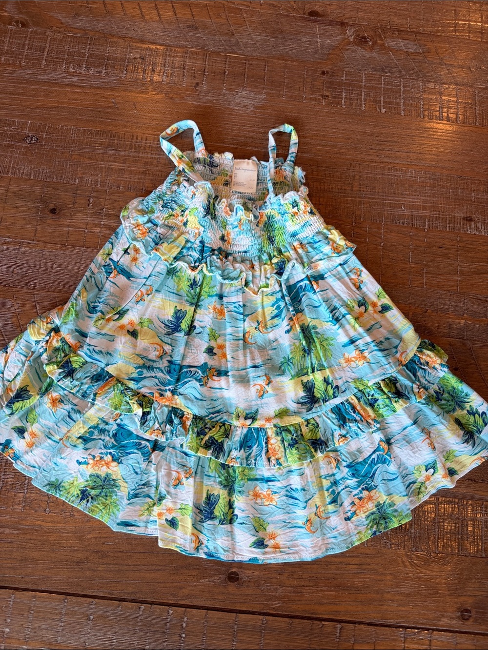 Little girls Floral Sundress 4T